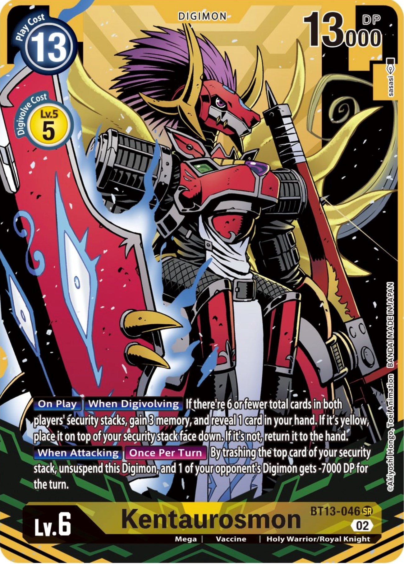 Kentaurosmon [BT13-046] (Alternate Art) [Versus Royal Knights Booster] | Play N Trade Winnipeg