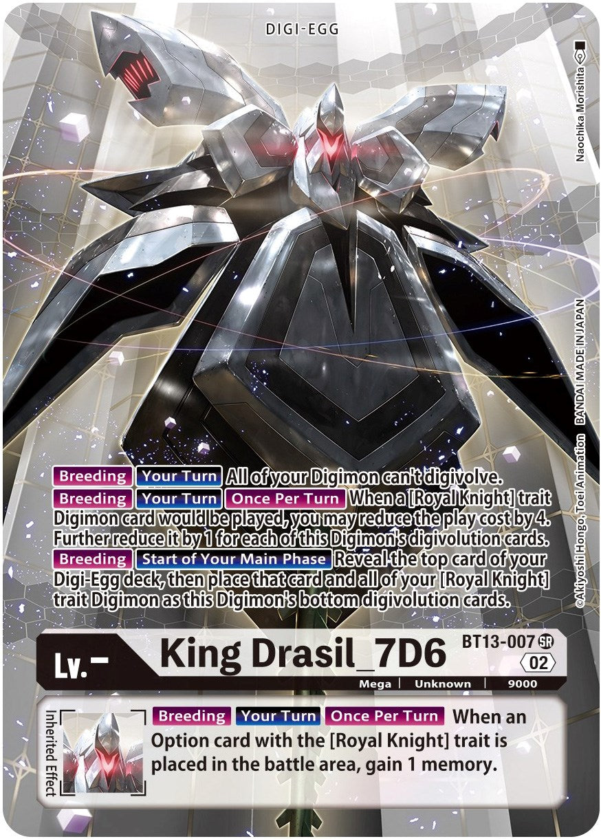 King Drasil_7D6 [BT13-007] (Alternate Art) [Versus Royal Knights Booster] | Play N Trade Winnipeg