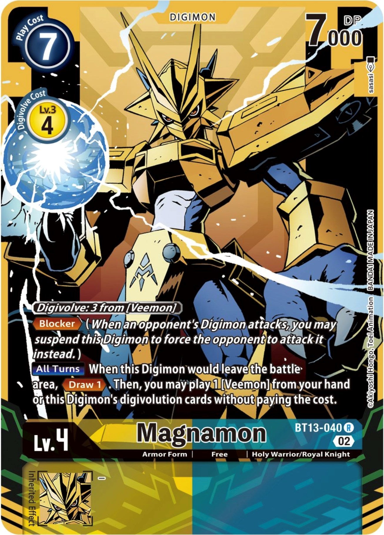 Magnamon [BT13-040] (Alternate Art) [Versus Royal Knights Booster] | Play N Trade Winnipeg