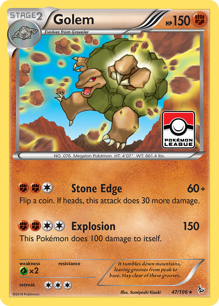 Golem (47/106) [XY: Flashfire] | Play N Trade Winnipeg