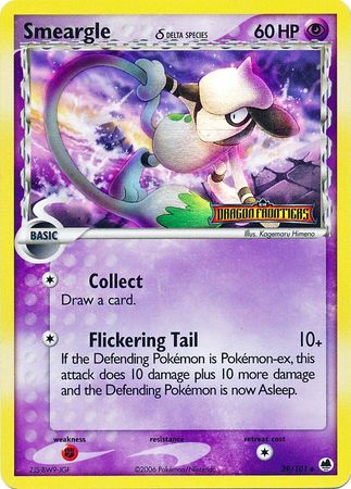 Smeargle (39/101) (Delta Species) (Stamped) [EX: Dragon Frontiers] | Play N Trade Winnipeg