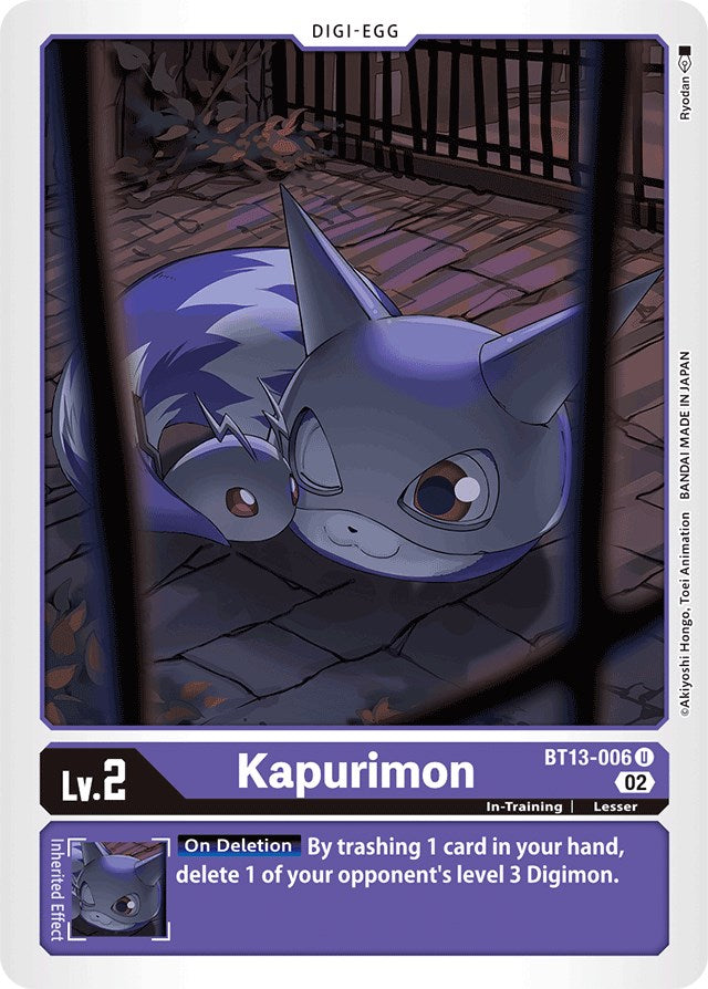 Kapurimon [BT13-006] [Versus Royal Knights Booster] | Play N Trade Winnipeg