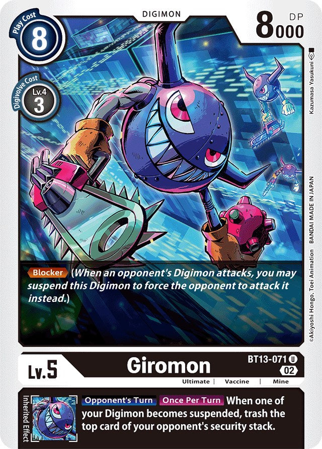 Giromon [BT13-071] [Versus Royal Knights Booster] | Play N Trade Winnipeg