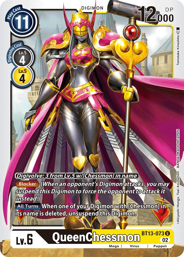 QueenChessmon [BT13-073] [Versus Royal Knights Booster] | Play N Trade Winnipeg