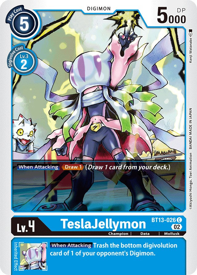 TeslaJellymon [BT13-026] [Versus Royal Knights Booster] | Play N Trade Winnipeg