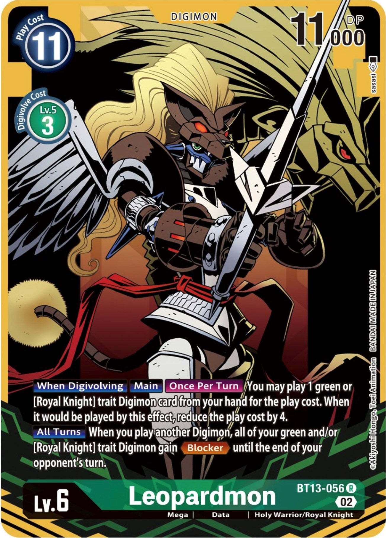 Leopardmon [BT13-056] (Alternate Art) [Versus Royal Knights Booster] | Play N Trade Winnipeg