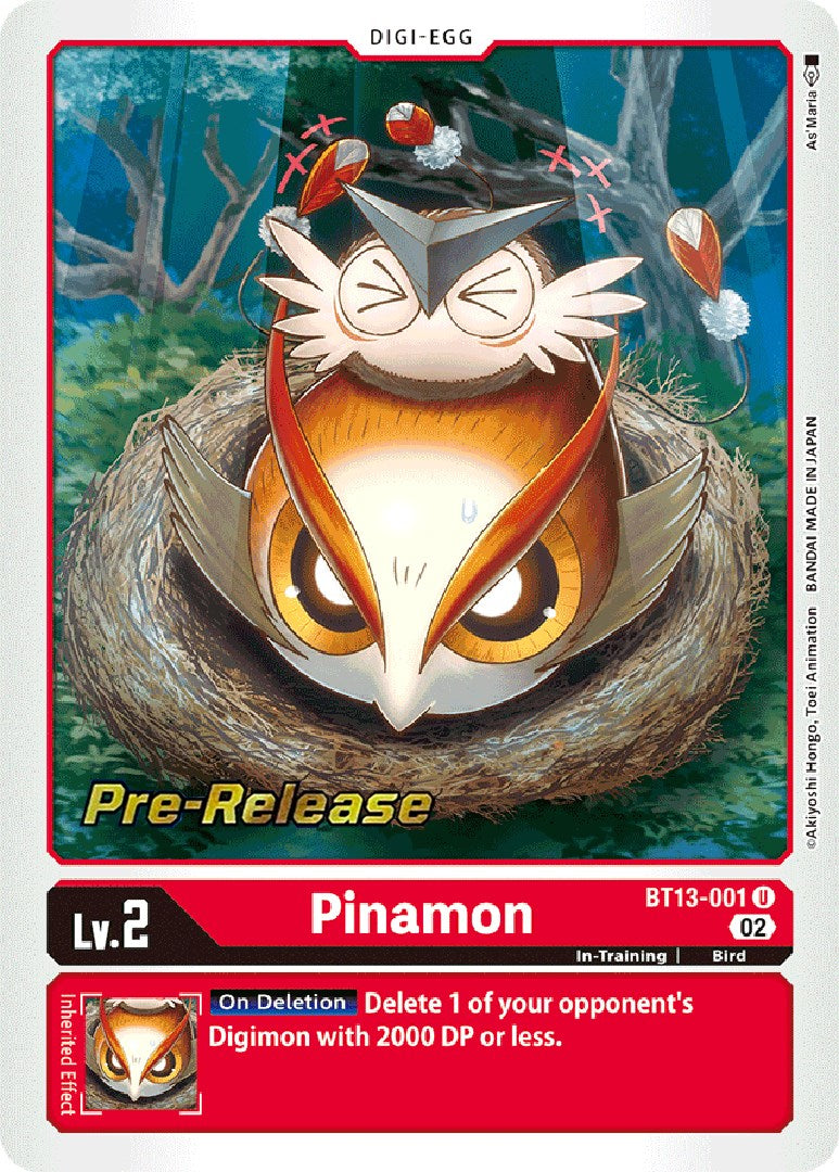 Pinamon [BT13-001] [Versus Royal Knight Booster Pre-Release Cards] | Play N Trade Winnipeg