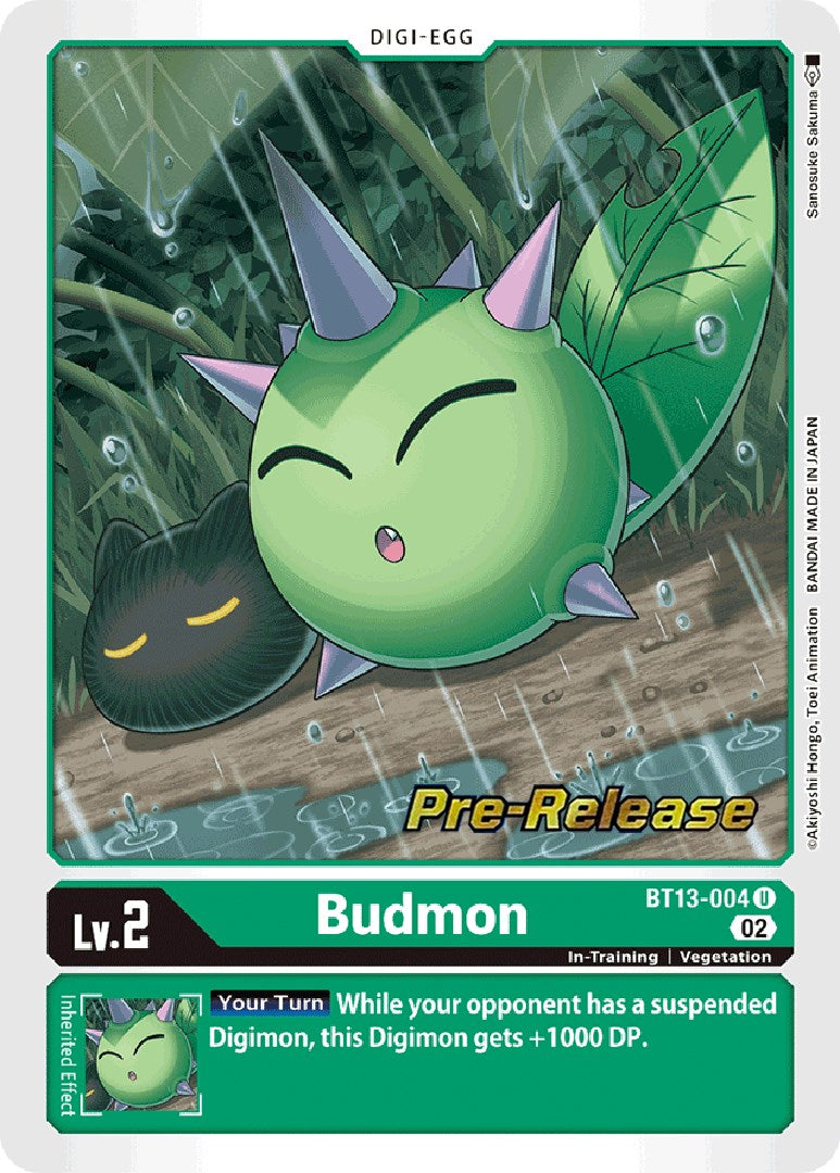 Budmon [BT13-004] [Versus Royal Knight Booster Pre-Release Cards] | Play N Trade Winnipeg
