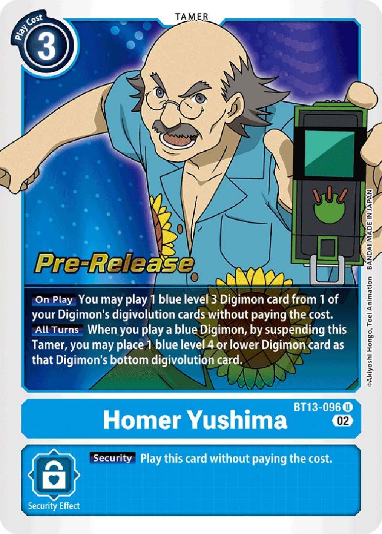 Homer Yushima [BT13-096] [Versus Royal Knight Booster Pre-Release Cards] | Play N Trade Winnipeg