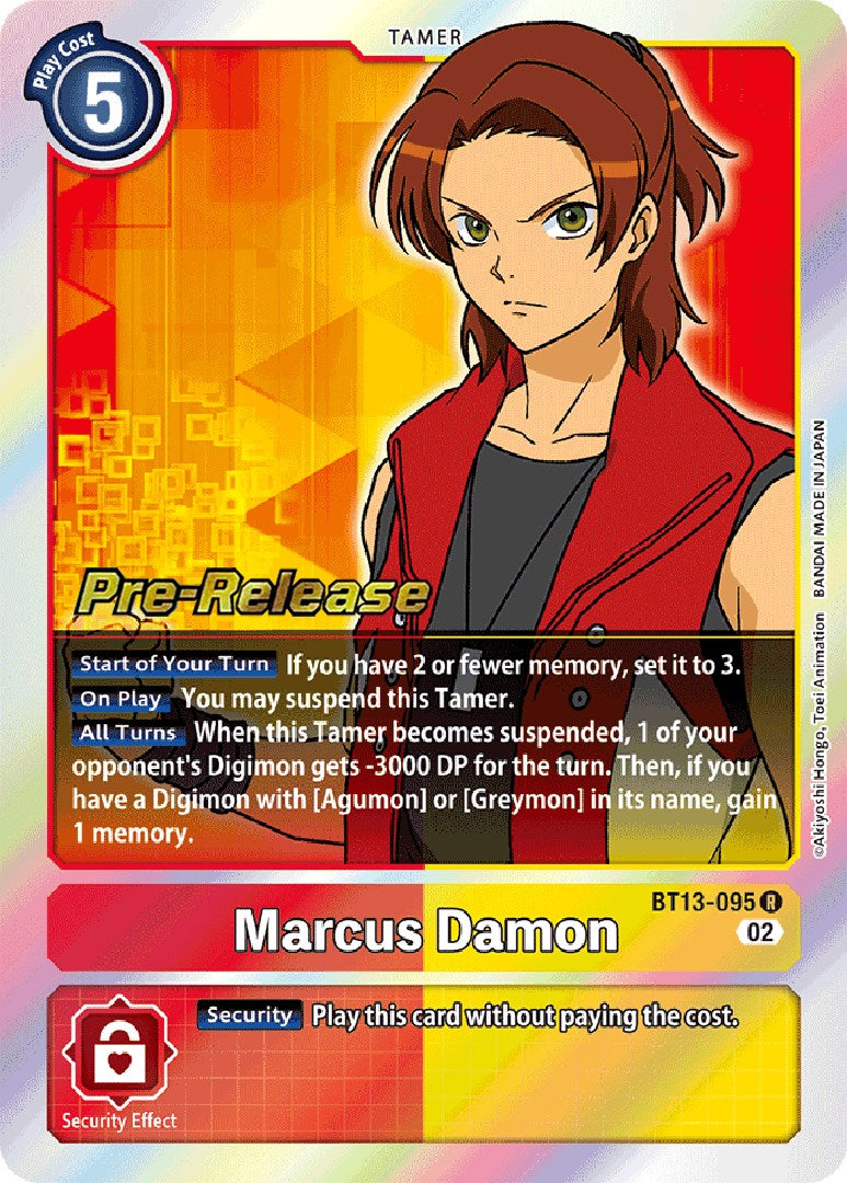 Marcus Damon [BT13-095] [Versus Royal Knight Booster Pre-Release Cards] | Play N Trade Winnipeg