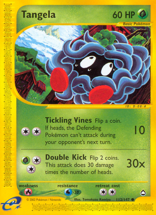 Tangela (112/147) [Aquapolis] | Play N Trade Winnipeg