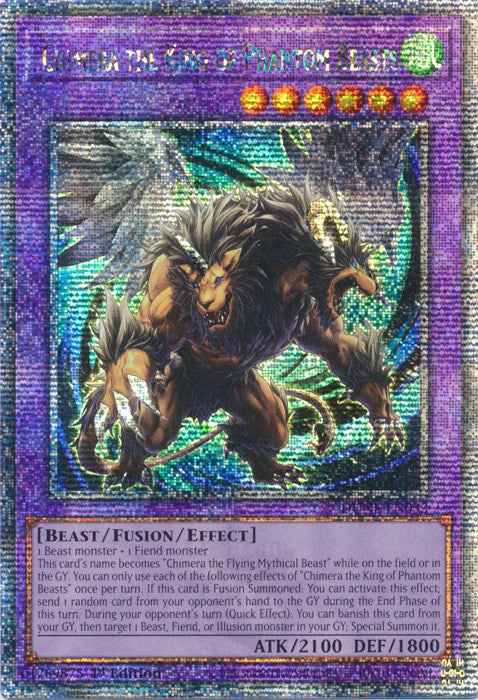 Chimera the King of Phantom Beasts [DUNE-EN033] Quarter Century Secret Rare | Play N Trade Winnipeg