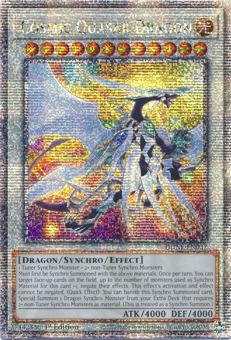 Cosmic Quasar Dragon [DUNE-EN037] Quarter Century Secret Rare | Play N Trade Winnipeg