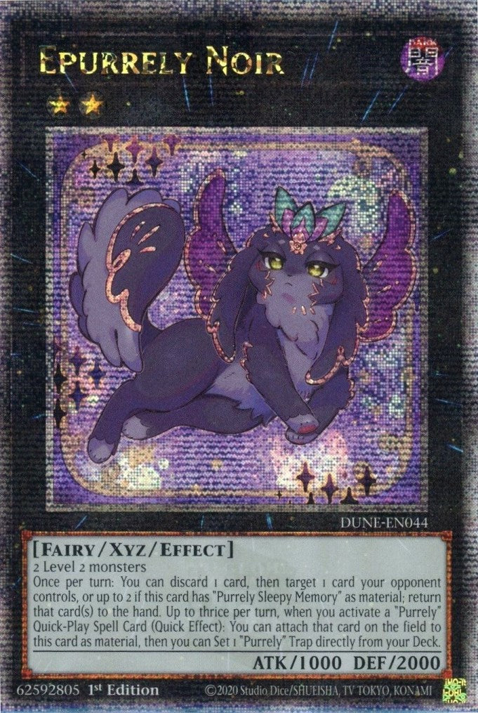 Epurrely Noir [DUNE-EN044] Quarter Century Secret Rare | Play N Trade Winnipeg