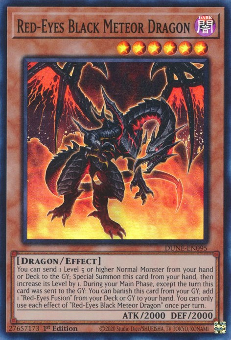 Red-Eyes Black Meteor Dragon [DUNE-EN095] Super Rare | Play N Trade Winnipeg