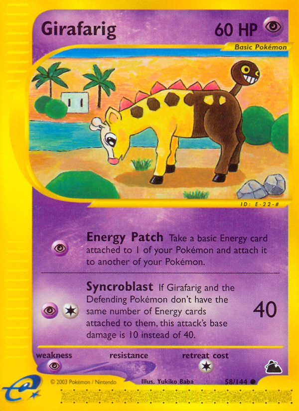 Girafarig (58/144) [Skyridge] | Play N Trade Winnipeg