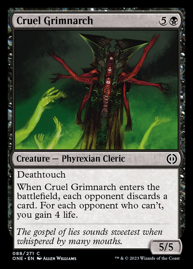 Cruel Grimnarch [Phyrexia: All Will Be One] | Play N Trade Winnipeg