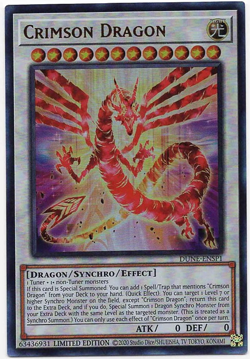 Crimson Dragon [DUNE-ENSP1] Ultra Rare | Play N Trade Winnipeg