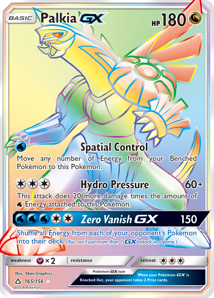 Palkia GX (165/156) [Sun & Moon: Ultra Prism] | Play N Trade Winnipeg