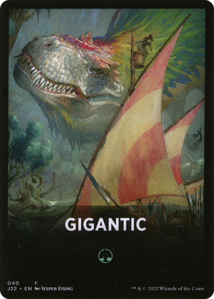 Gigantic Theme Card [Jumpstart 2022 Front Cards] | Play N Trade Winnipeg