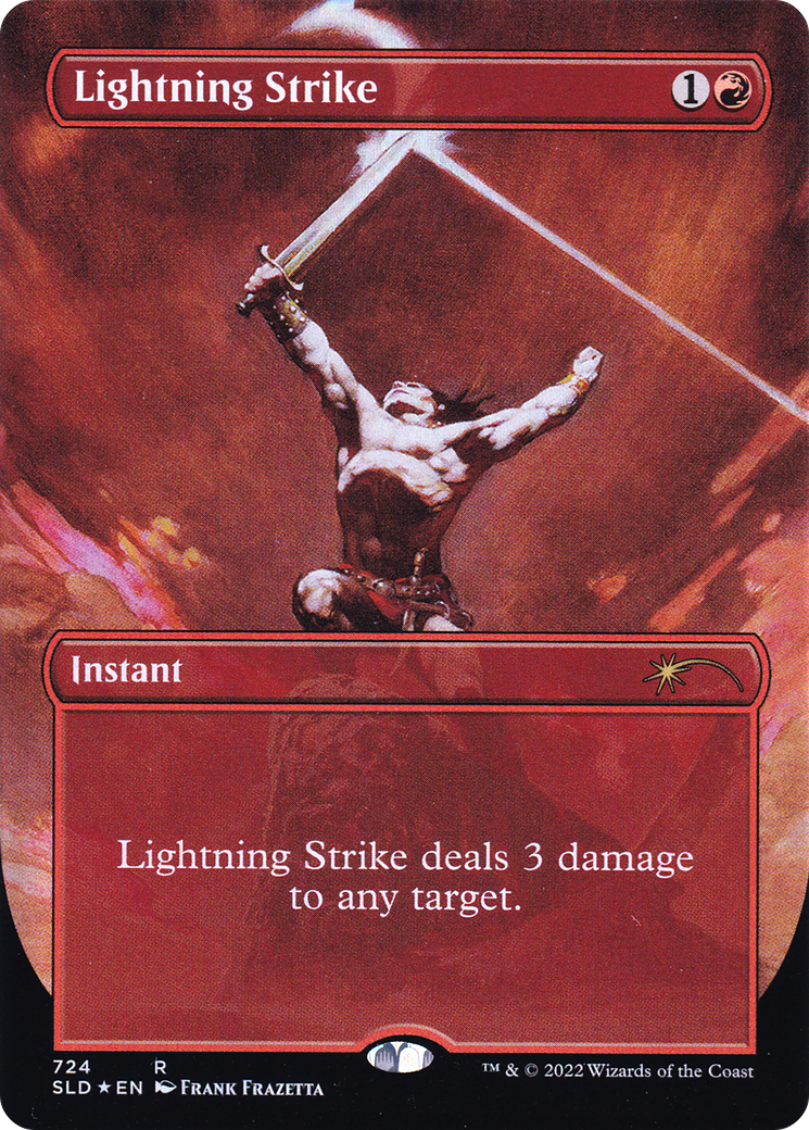 Lightning Strike (Borderless) [Secret Lair Drop Promos] | Play N Trade Winnipeg