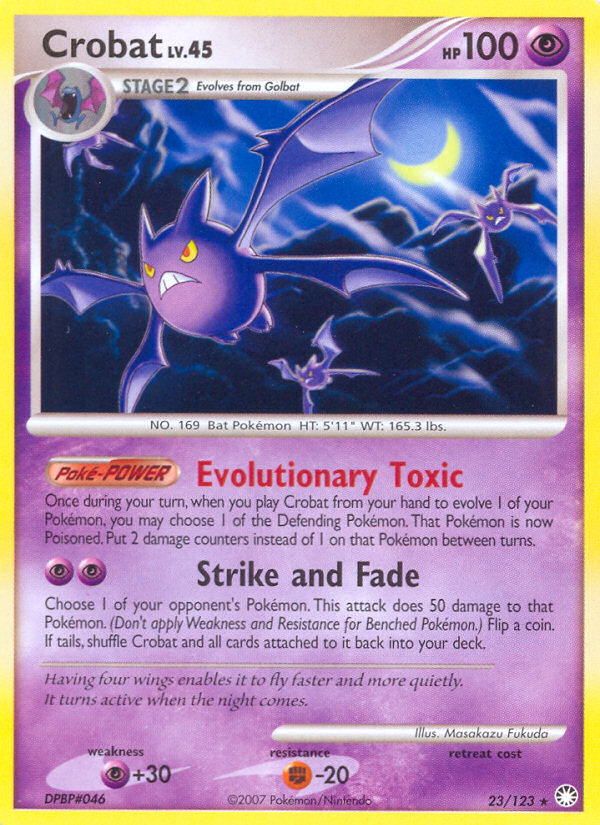 Crobat (23/123) [Diamond & Pearl: Mysterious Treasures] | Play N Trade Winnipeg