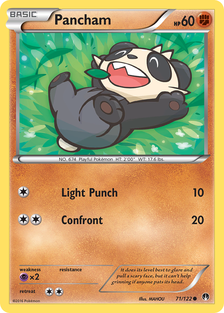 Pancham (71/122) [XY: BREAKpoint] | Play N Trade Winnipeg