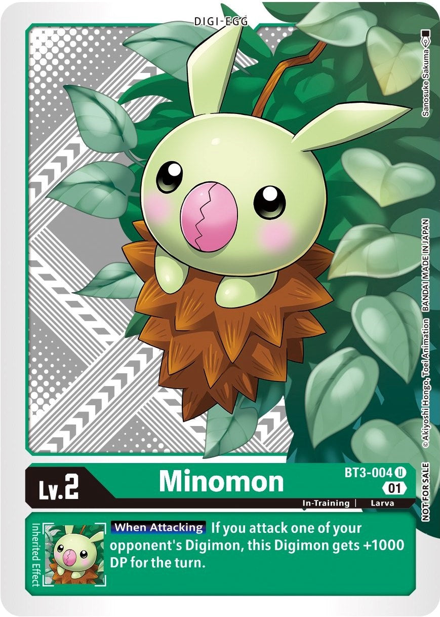 Minomon [BT3-004] (Winner Pack Xros Encounter) [Release Special Booster Promos] | Play N Trade Winnipeg