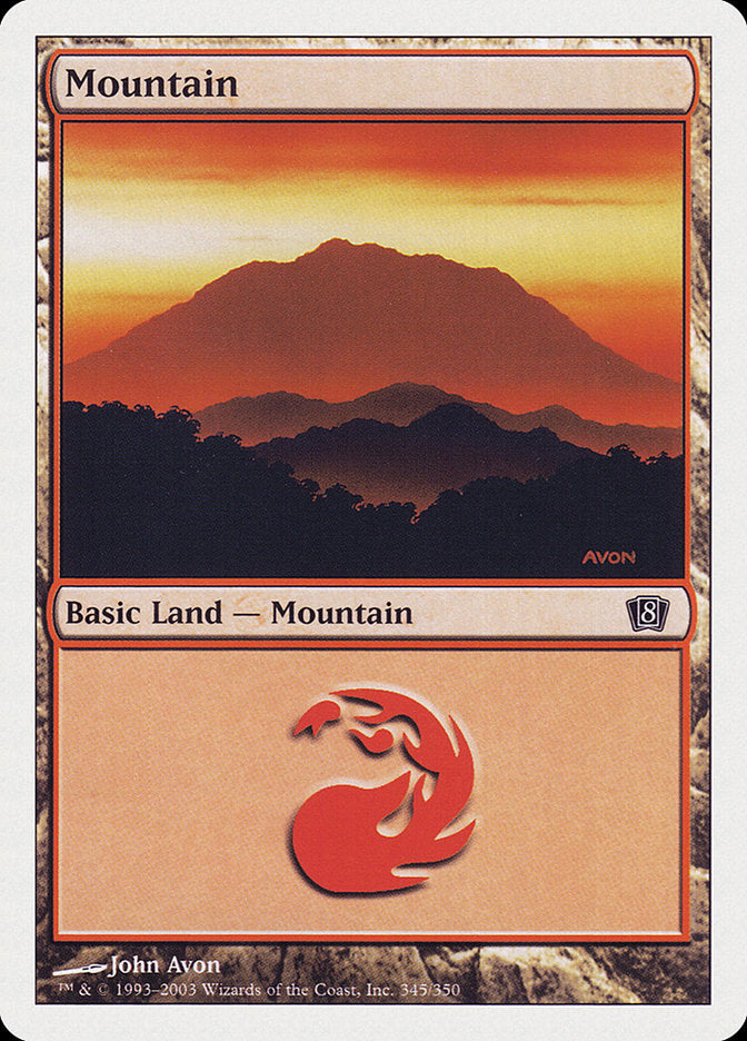 Mountain (345) [Eighth Edition] | Play N Trade Winnipeg
