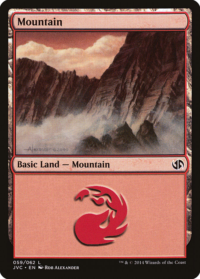 Mountain (59) [Duel Decks Anthology] | Play N Trade Winnipeg