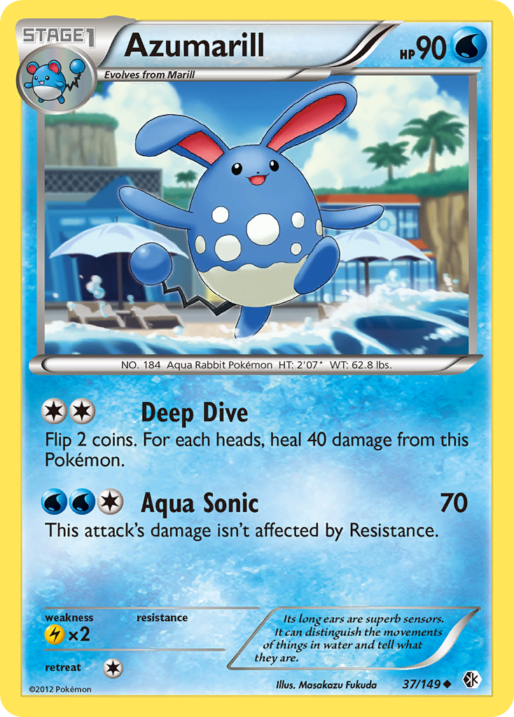 Azumarill (37/149) [Black & White: Boundaries Crossed] | Play N Trade Winnipeg