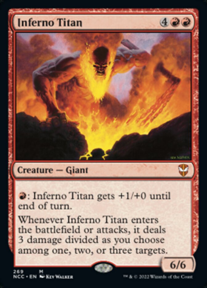 Inferno Titan [Streets of New Capenna Commander] | Play N Trade Winnipeg