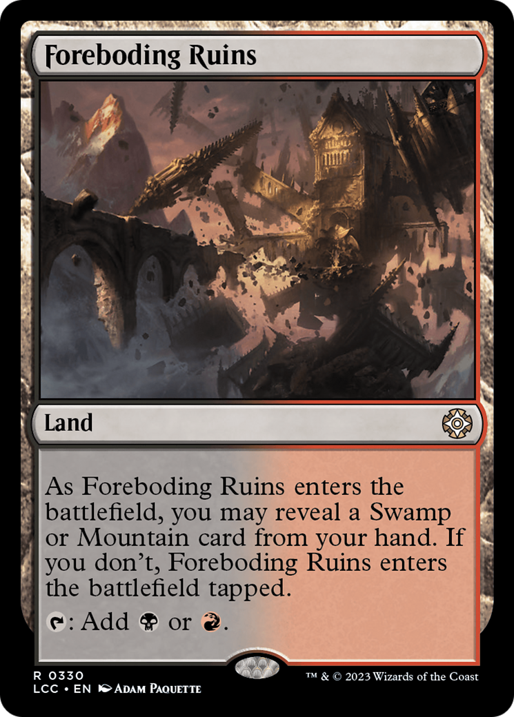 Foreboding Ruins [The Lost Caverns of Ixalan Commander] | Play N Trade Winnipeg