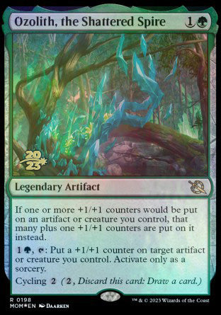 Ozolith, the Shattered Spire [March of the Machine Prerelease Promos] | Play N Trade Winnipeg