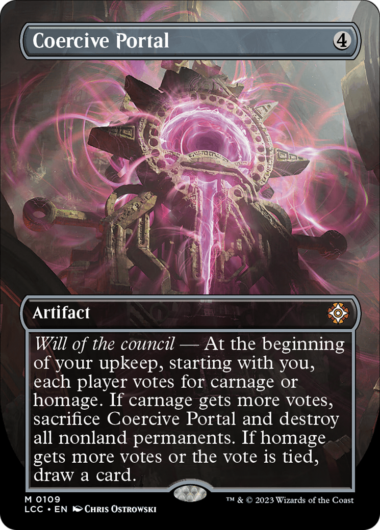 Coercive Portal (Borderless) [The Lost Caverns of Ixalan Commander] | Play N Trade Winnipeg