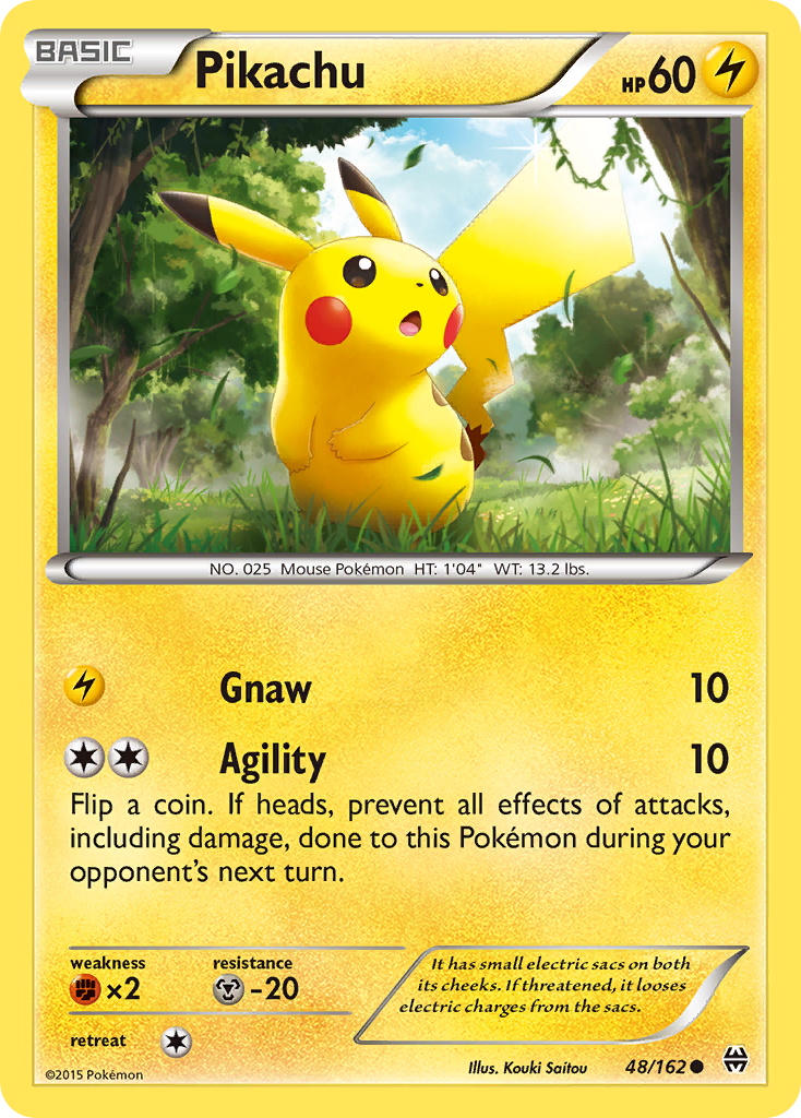 Pikachu (48/162) [XY: BREAKthrough] | Play N Trade Winnipeg