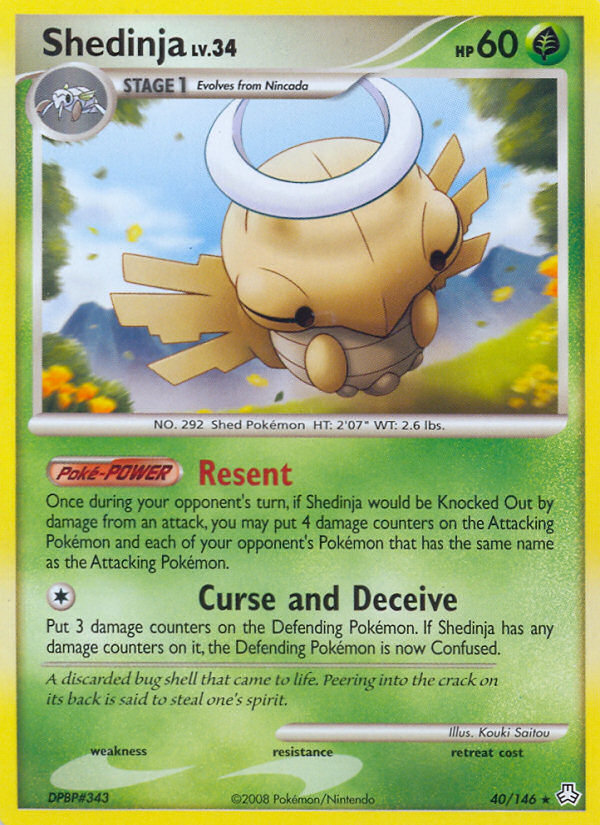 Shedinja (40/146) [Diamond & Pearl: Legends Awakened] | Play N Trade Winnipeg