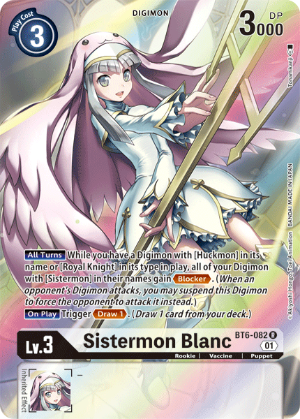 Sistermon Blanc [BT6-082] (Alternate Art) [Double Diamond] | Play N Trade Winnipeg