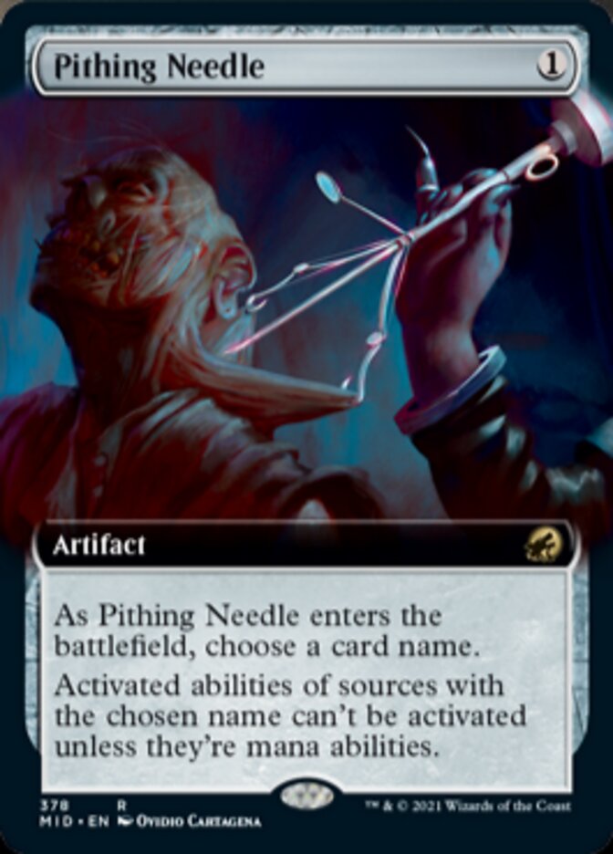 Pithing Needle (Extended) [Innistrad: Midnight Hunt] | Play N Trade Winnipeg