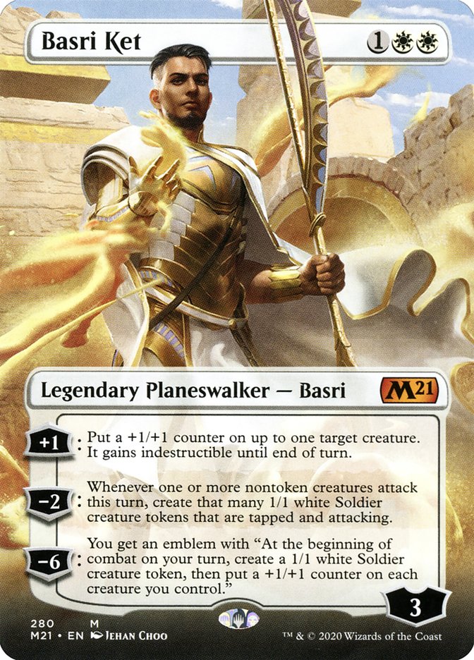 Basri Ket (Borderless) [Core Set 2021] | Play N Trade Winnipeg