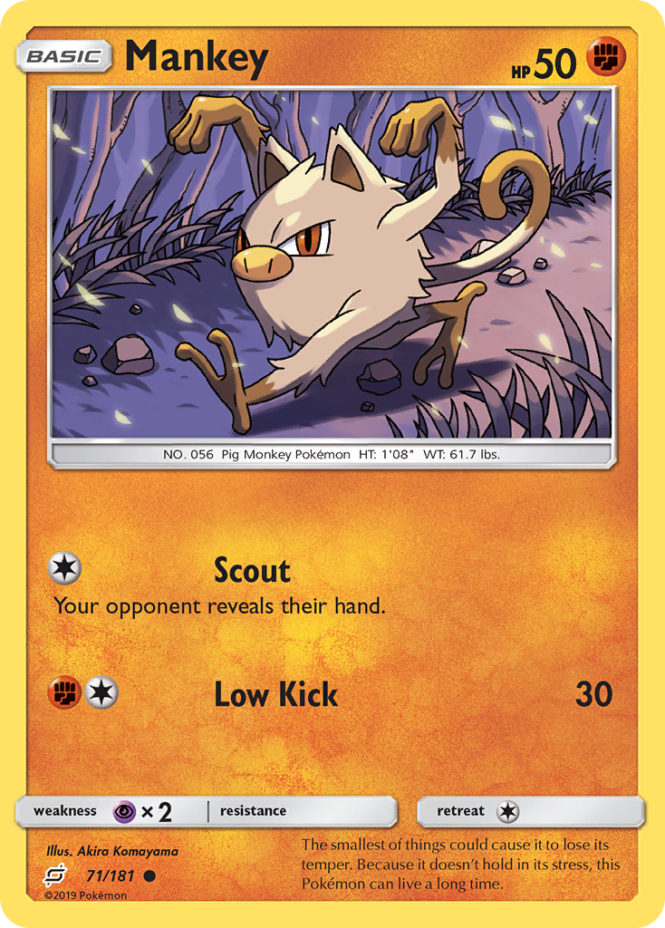 Mankey (71/181) [Sun & Moon: Team Up] | Play N Trade Winnipeg