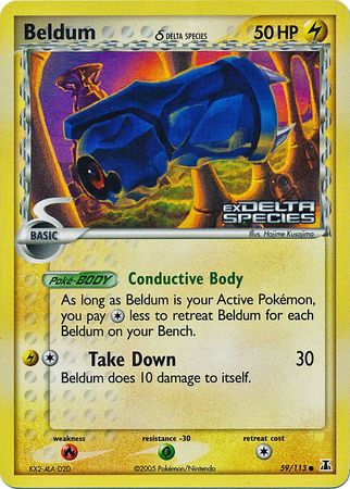 Beldum (59/113) (Delta Species) (Stamped) [EX: Delta Species] | Play N Trade Winnipeg