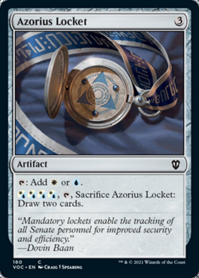 Azorius Locket [Innistrad: Crimson Vow Commander] | Play N Trade Winnipeg