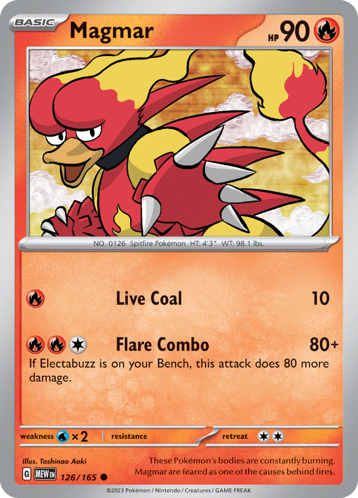 Magmar (126/165) [Scarlet & Violet: 151] | Play N Trade Winnipeg