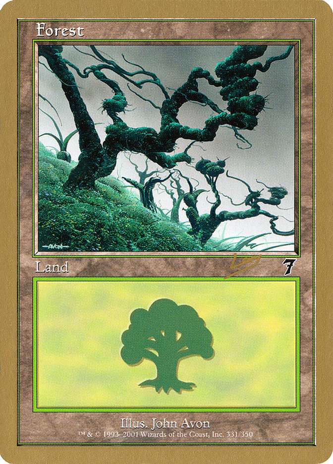 Forest (rl331) (Raphael Levy) [World Championship Decks 2002] | Play N Trade Winnipeg