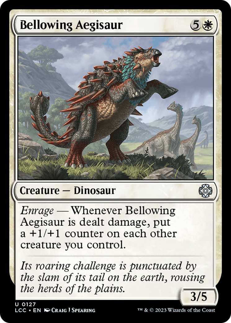 Bellowing Aegisaur [The Lost Caverns of Ixalan Commander] | Play N Trade Winnipeg