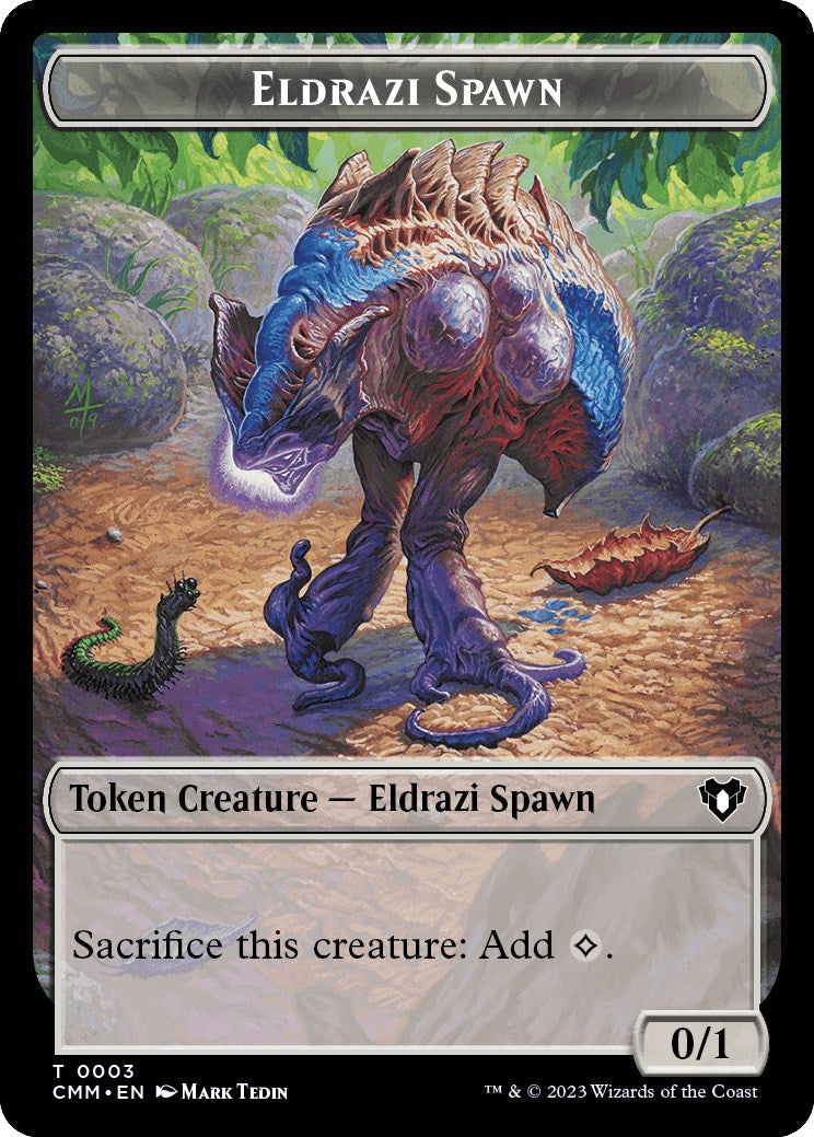 Eldrazi Spawn // Insect Double-Sided Token [Commander Masters Tokens] | Play N Trade Winnipeg