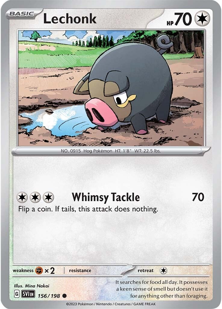 Lechonk (156/198) [Scarlet & Violet: Base Set] | Play N Trade Winnipeg