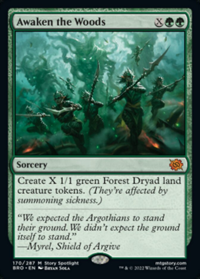 Awaken the Woods (Promo Pack) [The Brothers' War Promos] | Play N Trade Winnipeg