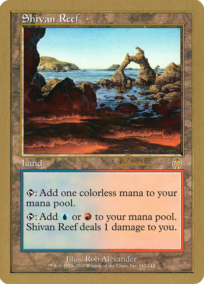 Shivan Reef (Antoine Ruel) [World Championship Decks 2001] | Play N Trade Winnipeg